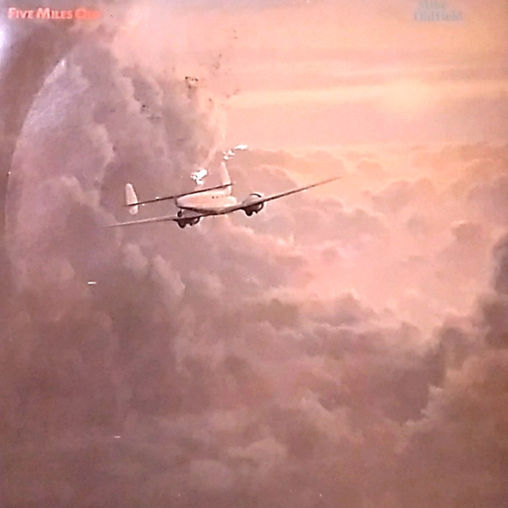 Mike Oldfield vintage Vinyl lp five miles out